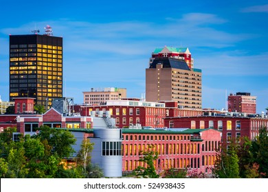 Manchester, New Hampshire, USA Skyline.