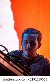 Manchester, Tennessee USA - 06-18-2022: Disclosure Plays From Large EDM Crowd At Bonnaroo Music Festival