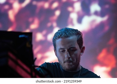 Manchester, Tennessee USA - 06-18-2022: Disclosure Plays From Large EDM Crowd At Bonnaroo Music Festival