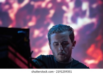 Manchester, Tennessee USA - 06-18-2022: Disclosure Plays From Large EDM Crowd At Bonnaroo Music Festival