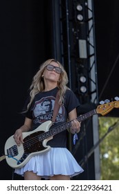 Manchester, Tennessee USA - 06-19-2022: The Aces Perform On The Main Stage At Bonnaroo Music Festival