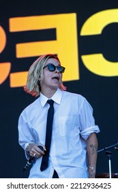 Manchester, Tennessee USA - 06-19-2022: The Aces Perform On The Main Stage At Bonnaroo Music Festival