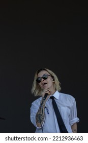 Manchester, Tennessee USA - 06-19-2022: The Aces Perform On The Main Stage At Bonnaroo Music Festival