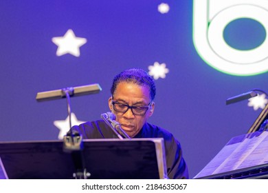 Manchester, Tennessee USA - 06-19-2022: Herbie Hancock Band Plays Bonnaroo Music Festival 2022