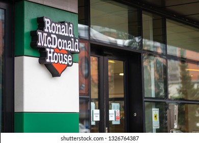 Manchester, United Kingdom - 03/01/2019: Ronald McDOnald House Manchester