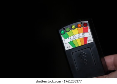 Manchester, United Kingdom - 22nd April 2021: Ghost hunting K2 Meter during a paranormal investigation.