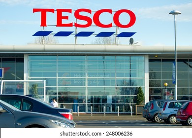 MANCHESTER-DEC 22: Tesco Store on Dec. 22, 2011 in Manchester(Oldham), United Kingdom, Great Britain, England, UK. Britain's biggest supermarket and biggest retailer in UK.