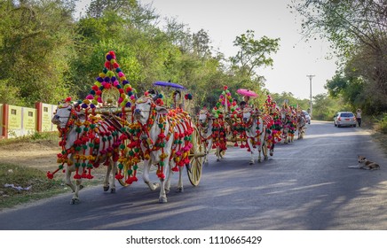 Mandalay, Myanmar - Feb 10, 2017. Burmese People At Shinbyu (pabbajja) Ceremony Of Theravada Buddhism In Mandalay, Myanmar.