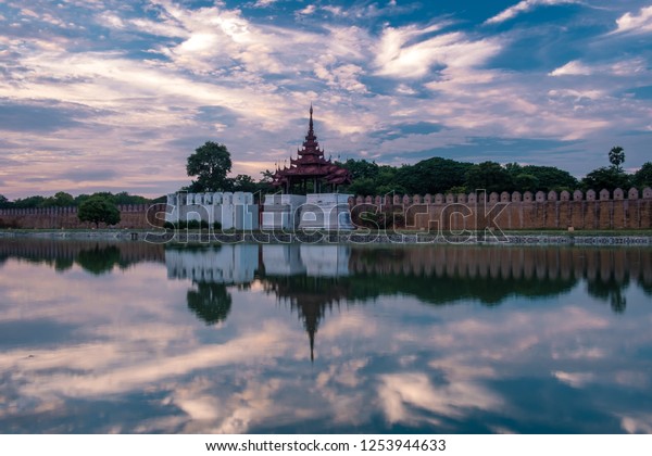 Mandalay Myanmar Palace Wall Moat Mandalay Stock Photo (Edit Now ...