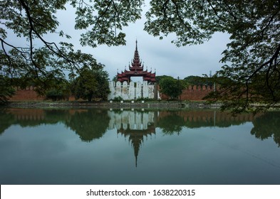 Mandalay Palace Wall Moat Under Grey Stock Photo 1638220315 | Shutterstock