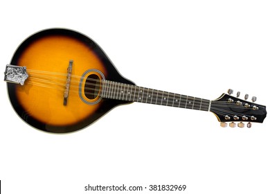 Mandolin Isolated On White Background