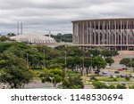 Mane Garrincha Olympic Stadium and watersports Gymnasium in central Brasilia, Federal District, capital city of Brazil