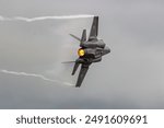 Maneuver flights of F-35 fighter jets by the U.S. Marine Corps and Air Self-Defense Force