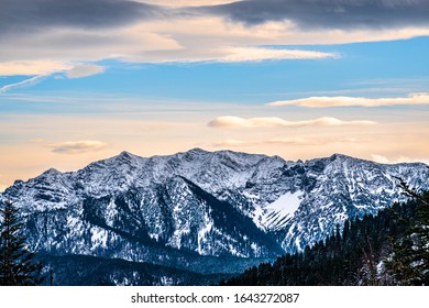 Mangfall Mountains At The Spitzingsee Lake In Bavaria