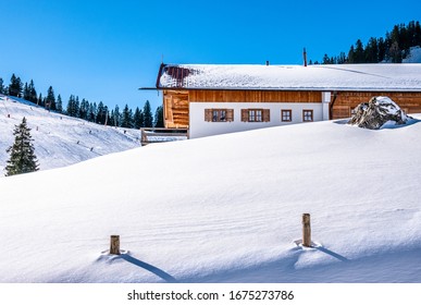 Mangfall Mountains At The Spitzingsee Lake In Bavaria