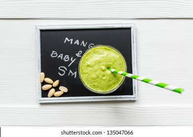 Mango And Baby Spinach Smoothie