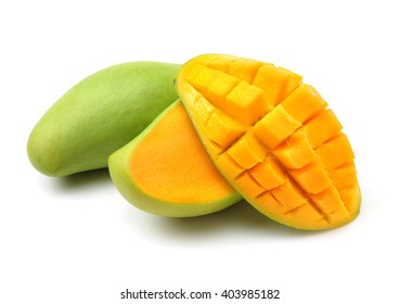 mango fruit isolated on white background