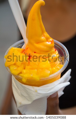 mango ice treat in boracay food photo 