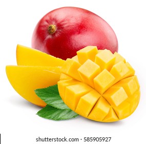 Mango Isolated On White Background