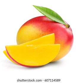 манго, изолированный на белом фоне