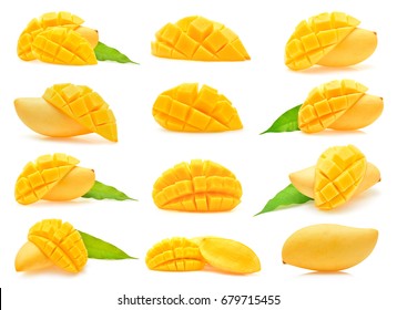 Mango Isolated On White Background