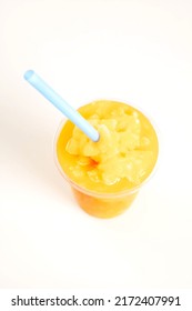 Mango Peach Flavoured Ice Cold Slush Drink