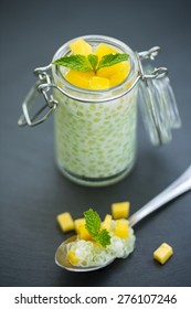 Mango And Sago Pudding