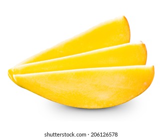 Mango Slice Isolated 