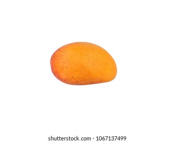 Mango whole on white background