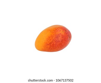 Mango whole on white background