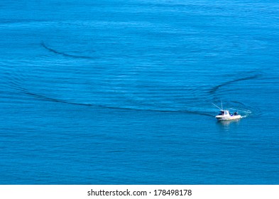 MANGONUIE, NZ - JAN 04:Fishing Boat On Jan 04 2014.NZ Exclusive Economic Zone Covers 4.1 Million Km2,It's The 6th Largest Zone In The World And 14 Times The Size Of NZ.