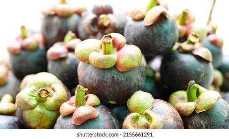 Mangosteen, A Very Tasty Fruit. And Is Considered The Queen Of Thai Fruits