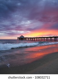 Manhattan Beach Pier Sunset