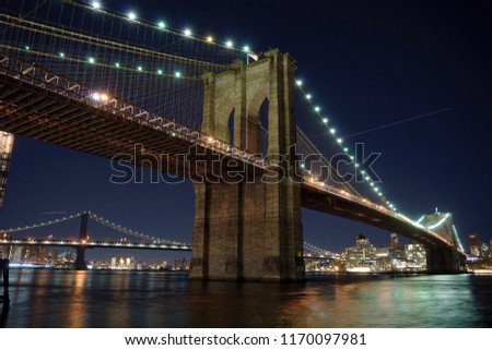 Similar – Foto Bild Nachtaufnahme der Kettenbrücke in Budapest