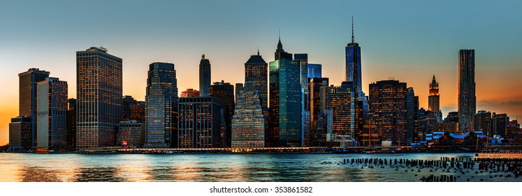 Evening Skyline Hd Stock Images Shutterstock