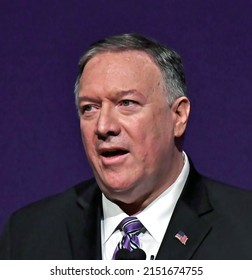  Manhattan Kansas, September 6, 2019. United States Secretary Of State Michael R. Pompeo Delivers The First Alfred M. Landon Lecture Of The School Year At Kansas State University,