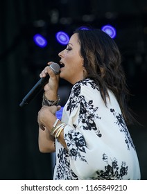 Manhattan Kansas, USA, June 27, 2015  
Sara Evans Performs On Stage During The 3 Day Country Stampede Music Festival And Outdoor Camping Fest Held At The Tuttle Creek Lake State Park.