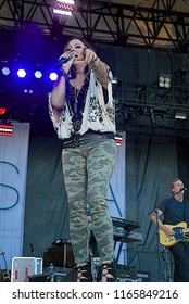 Manhattan Kansas, USA, June 27, 2015  
Sara Evans Performs On Stage During The 3 Day Country Stampede Music Festival And Outdoor Camping Fest Held At The Tuttle Creek Lake State Park.