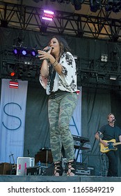 Manhattan Kansas, USA, June 27, 2015  
Sara Evans Performs On Stage During The 3 Day Country Stampede Music Festival And Outdoor Camping Fest Held At The Tuttle Creek Lake State Park.