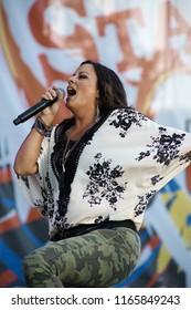 Manhattan Kansas, USA, June 27, 2015  
Sara Evans Performs On Stage During The 3 Day Country Stampede Music Festival And Outdoor Camping Fest Held At The Tuttle Creek Lake State Park.