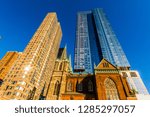 Manhattan Midtown buidings towers architecture details one of the main Landmarks in New York City USA