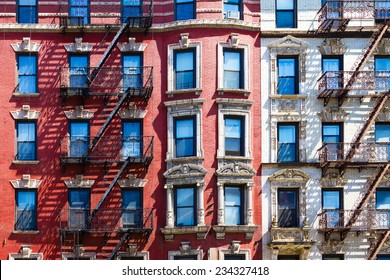 Manhattan New York City - Background texture pattern of Buildings