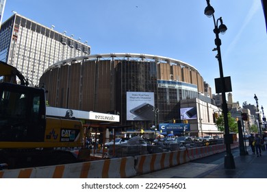 Manhattan, New York City - May 15, 2022- The Madison Square Garden Building.