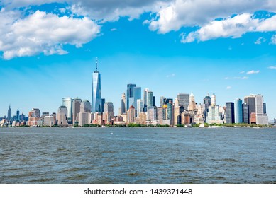 The Manhattan, New York City Skyline From The Hudson River