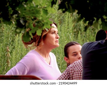 Manhattan, NY - August 10, 2022: Mariska Hargitay In Outside
