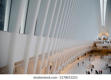 Manhattan, NY, USA - February 1st, 2017 - The Oculus At World Trade Center