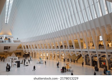 Manhattan, NY, USA - February 1st, 2017 - The Oculus At World Trade Center