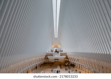 Manhattan, NY, USA - February 1st, 2017 - The Oculus At World Trade Center