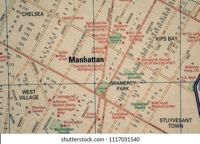 Manhattan On USA Map