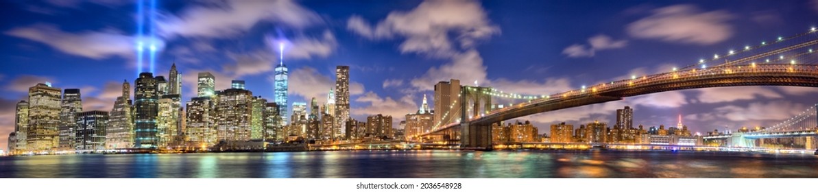 Manhattan skyline, New York City, US
